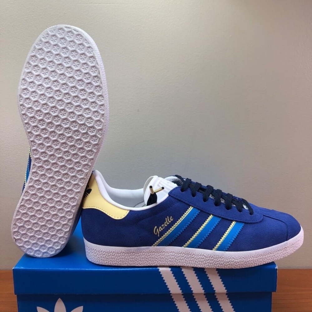 Adidas Originals Gazelle Sneakers 'Royal Bright Blue' IE0439 Womens Size 8